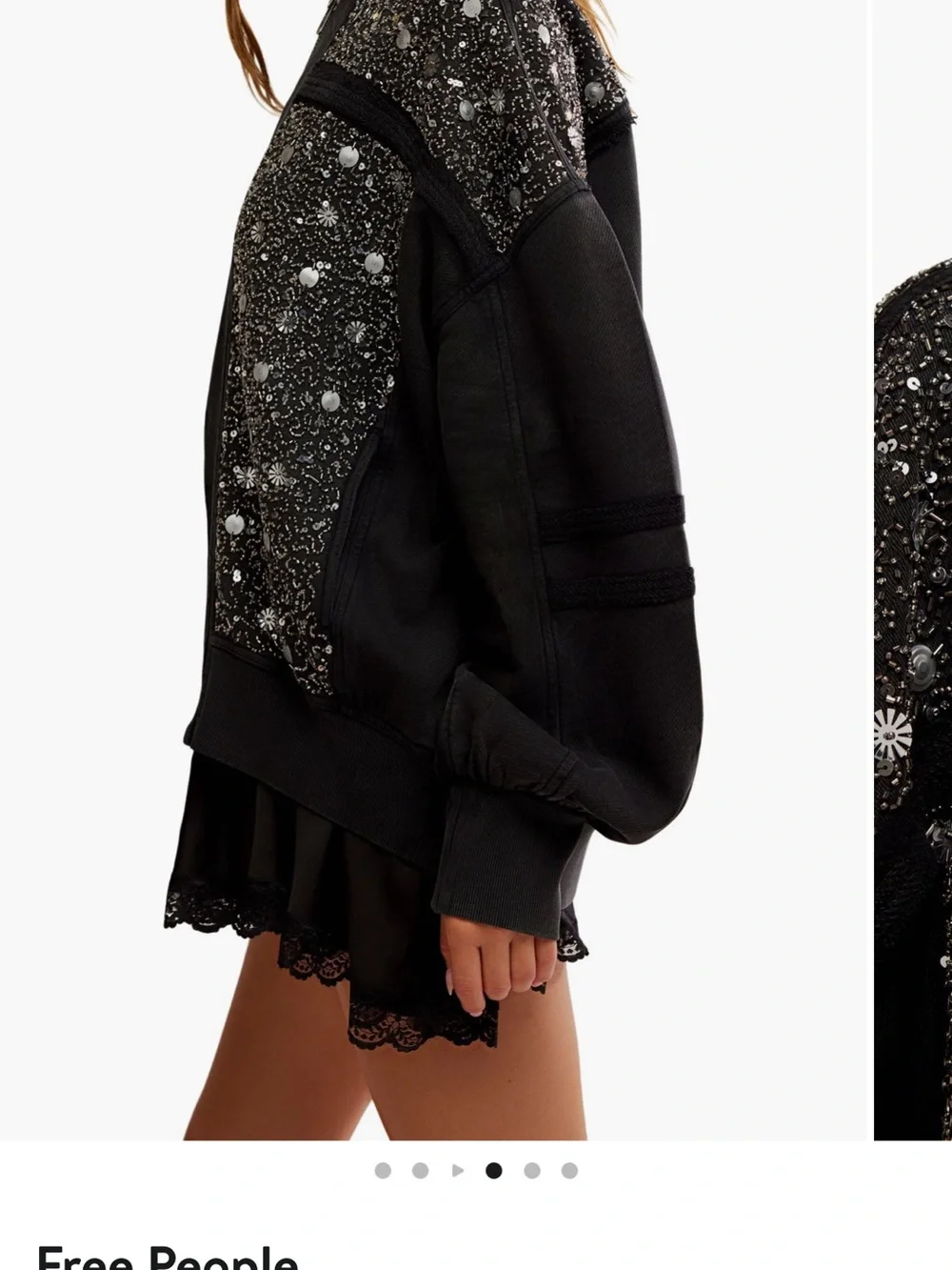 Free People Embellished Bomber Jacket - Women's,size XS